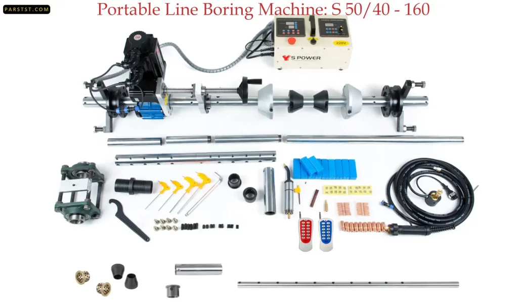 Portable Line Boring Machine: S 50/40-160 parstst.com