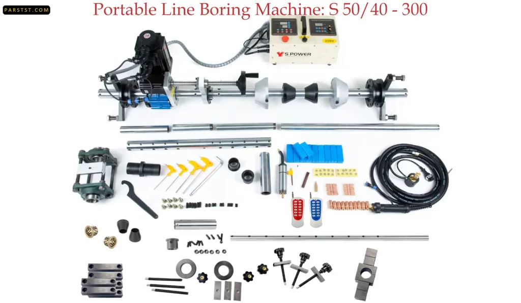 Portable Line Boring Machine: S 50/40-300 parstst.com